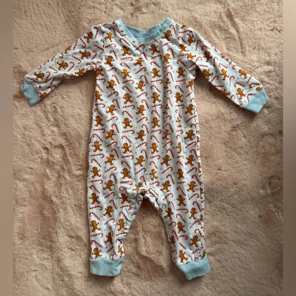 Stitchy Fish Gingerbread Man Romper